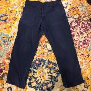 Carhartt vintage work pants blue FR 35x30
